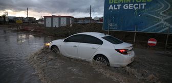 Niğde'de Sağanak Yağış ve Rüzgar Zorluk Çıkardı