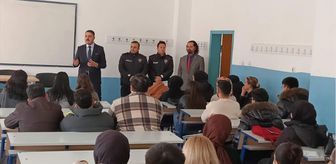 Niğde'de öğrencilere 'IBAN kiralama' dolandırıcılığı anlatıldı