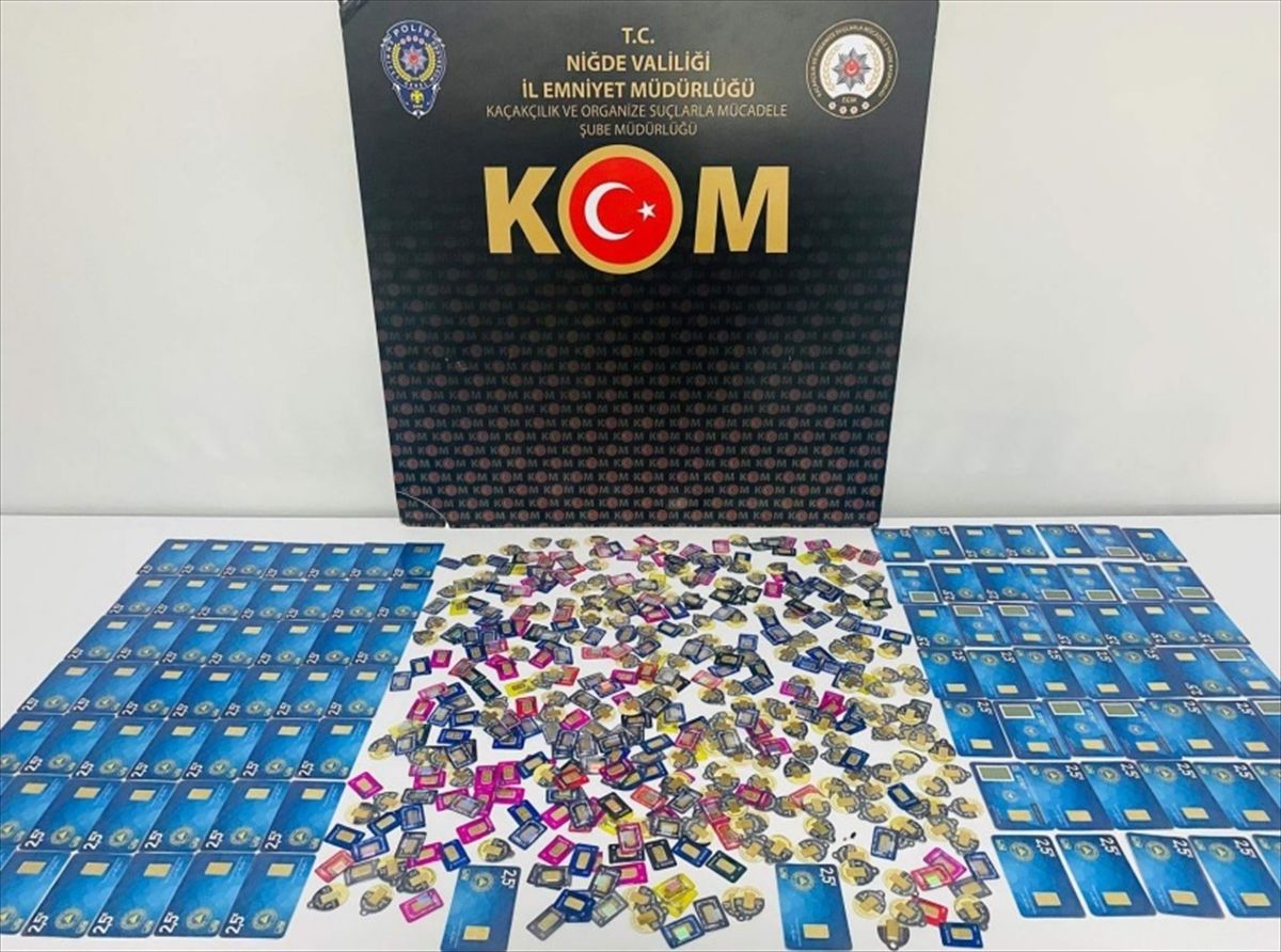 Niğde'de sahte altın operasyonunda 2 şüpheli yakalandı