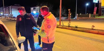 Niksar'da yapılan denetimde sürücülere 17 bin 444 lira para cezası verildi