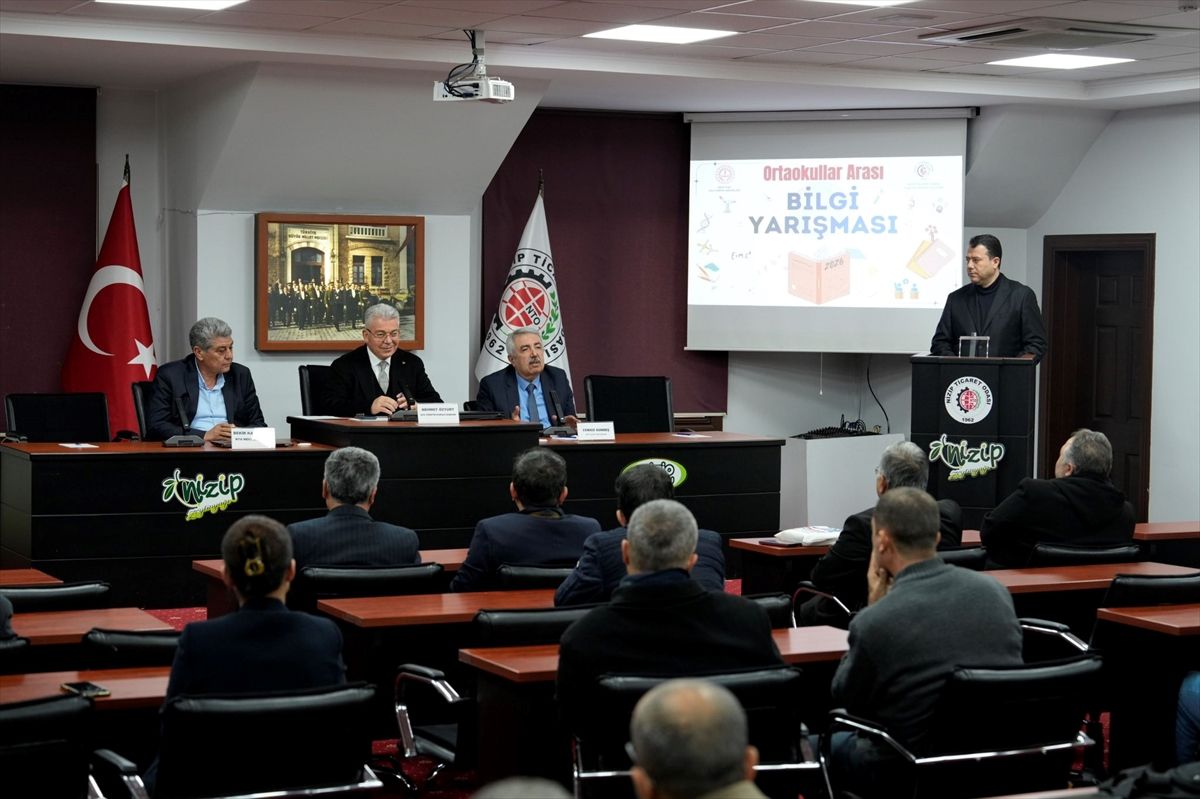 Nizip'te 19. Ortaokullar arası bilgi yarışmasının kura çekimi yapıldı
