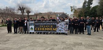 Nusaybin'de ABD ve İsrail'in İran'a yönelik saldırıları protesto edildi