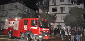 Ödemiş'te annesini hastaneye götüren kişinin evinde çıkan yangında hasar oluştu