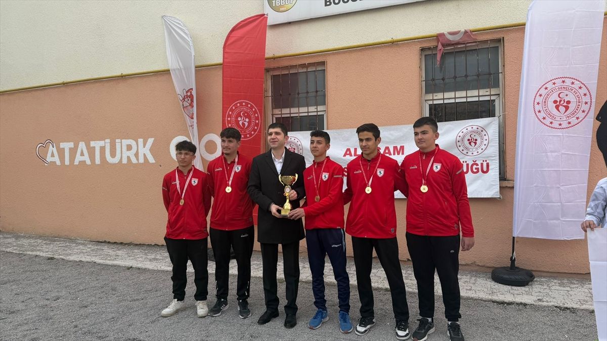 Okul Sporları Bocce İl Şampiyonası Alaçam'da yapıldı