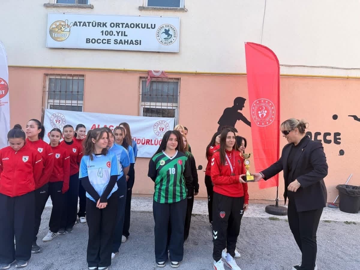 Okul Sporları Bocce İl Şampiyonası Alaçam'da yapıldı