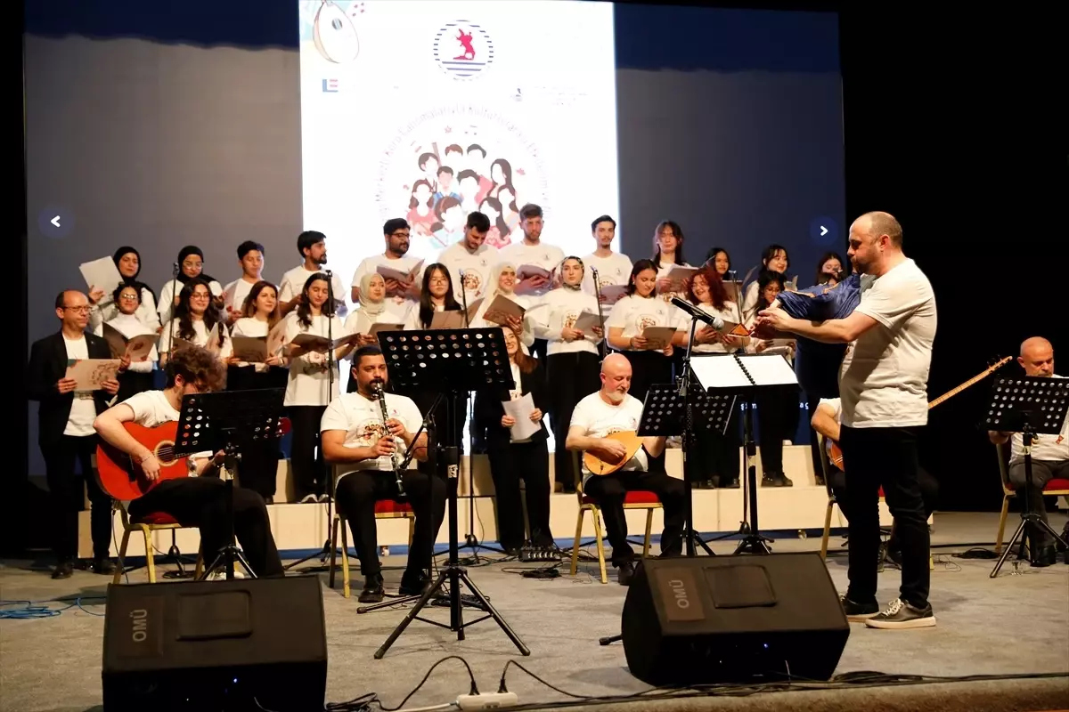 OMÜ'de yabancı öğrencilerden oluşan koro türküler seslendirdi