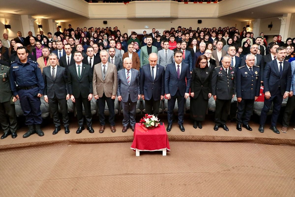 Ordu'da İstiklal Marşı'nın Kabulü ve Mehmet Akif Ersoy'u Anma Günü programı düzenlendi