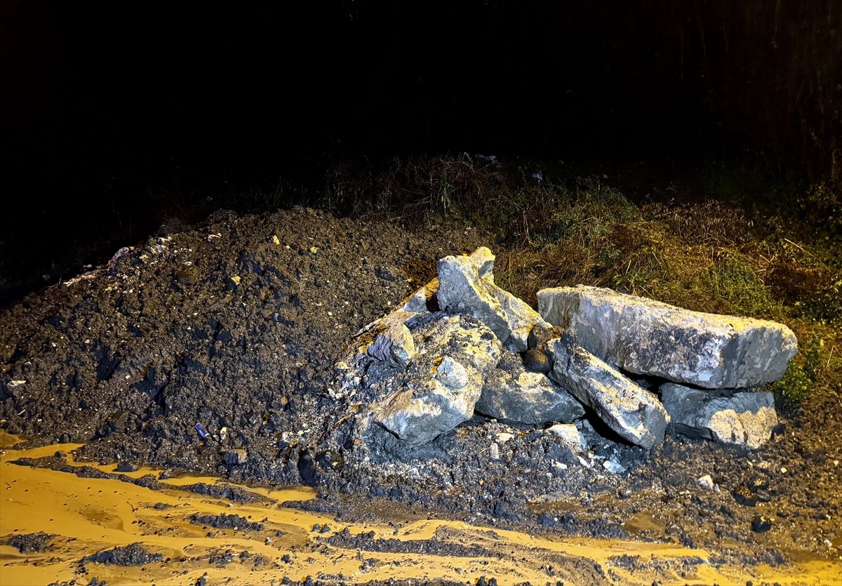 Ordu'da sağanak nedeniyle 10 noktada heyelan meydana geldi