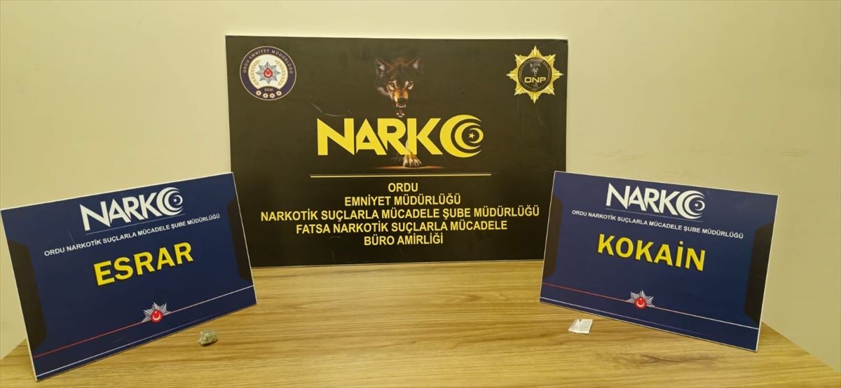 Ordu'da uyuşturucu operasyonunda yakalanan 4 zanlı tutuklandı