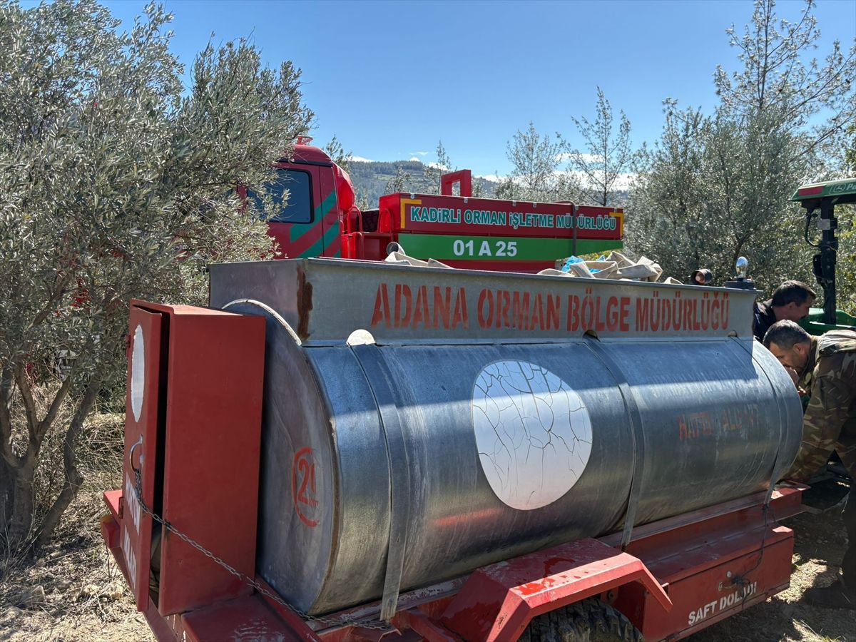 Osmaniye'de çıkan orman yangını söndürüldü