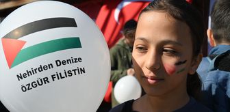 Osmaniye'de Filistin'e destek için etkinlik yapıldı