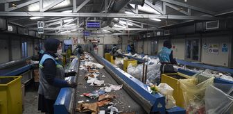 Pendik'teki atık tesisinde yılda yaklaşık 19 bin ton atık geri dönüştürülüyor