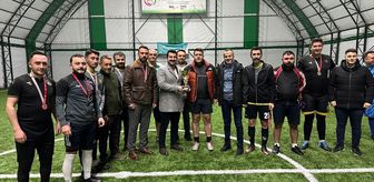 Piraziz'de kurumlar arasında futbol turnuvası düzenlendi