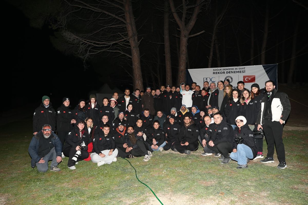Mazlum Kibar, 36 Saatlik Dalış Rekoru İçin Suya Girdi