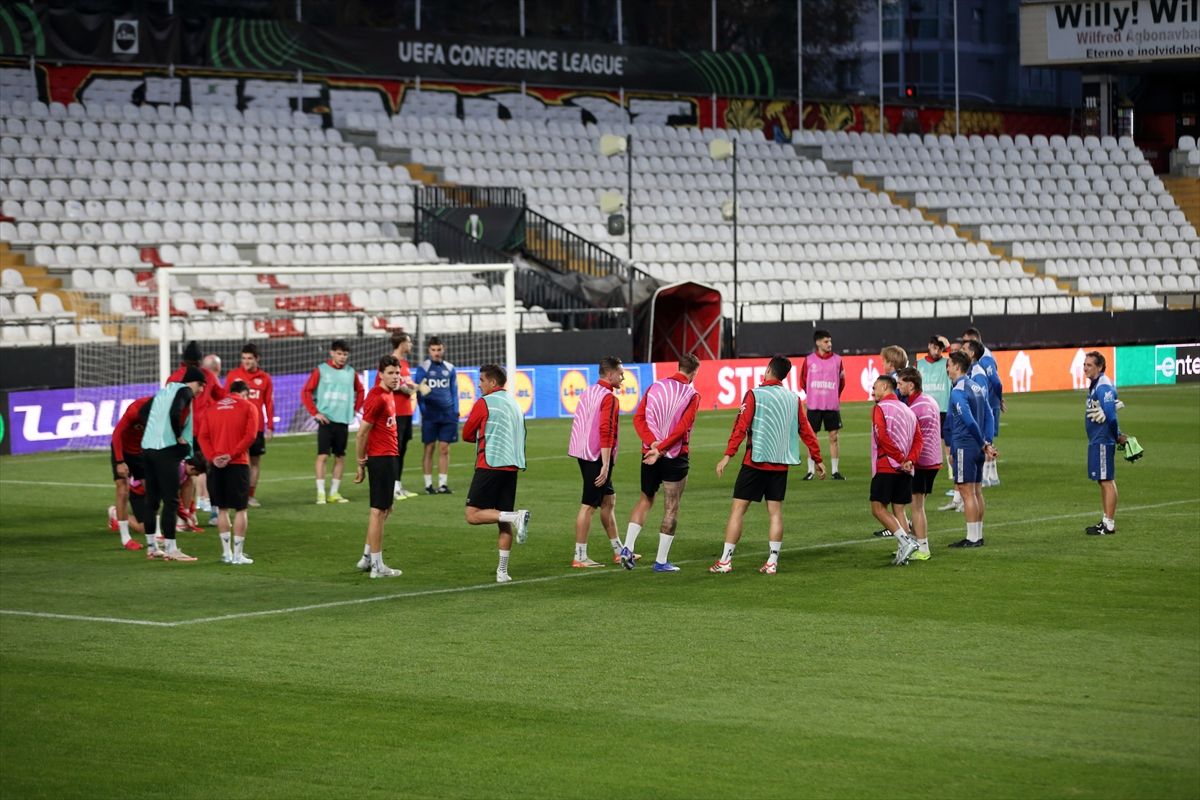 Rayo Vallecano, Samsunspor maçının hazırlıklarını tamamladı