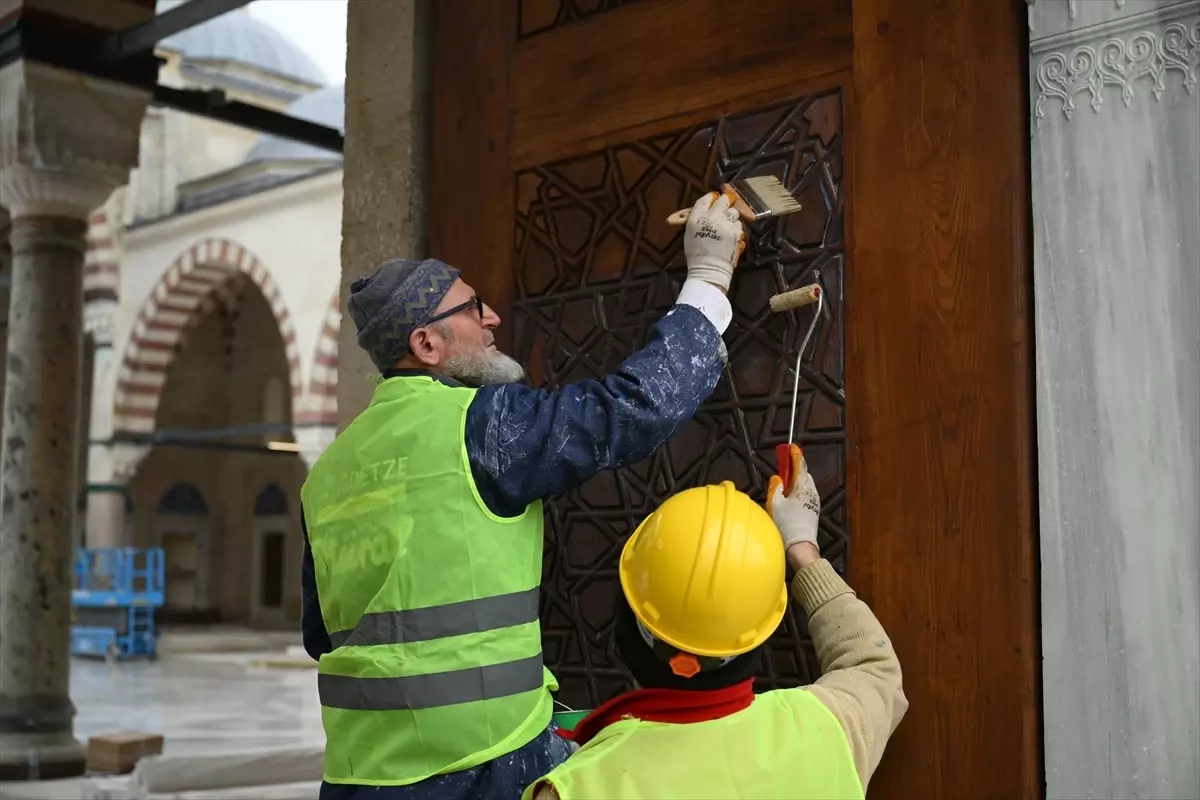 Restorasyonunda sona gelinen Selimiye Camisi, Ramazan'ın ilk günü ibadete açılıyor