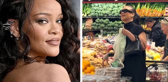 Rihanna'yı markette gören kadın şaşkınlığını gizleyemedi