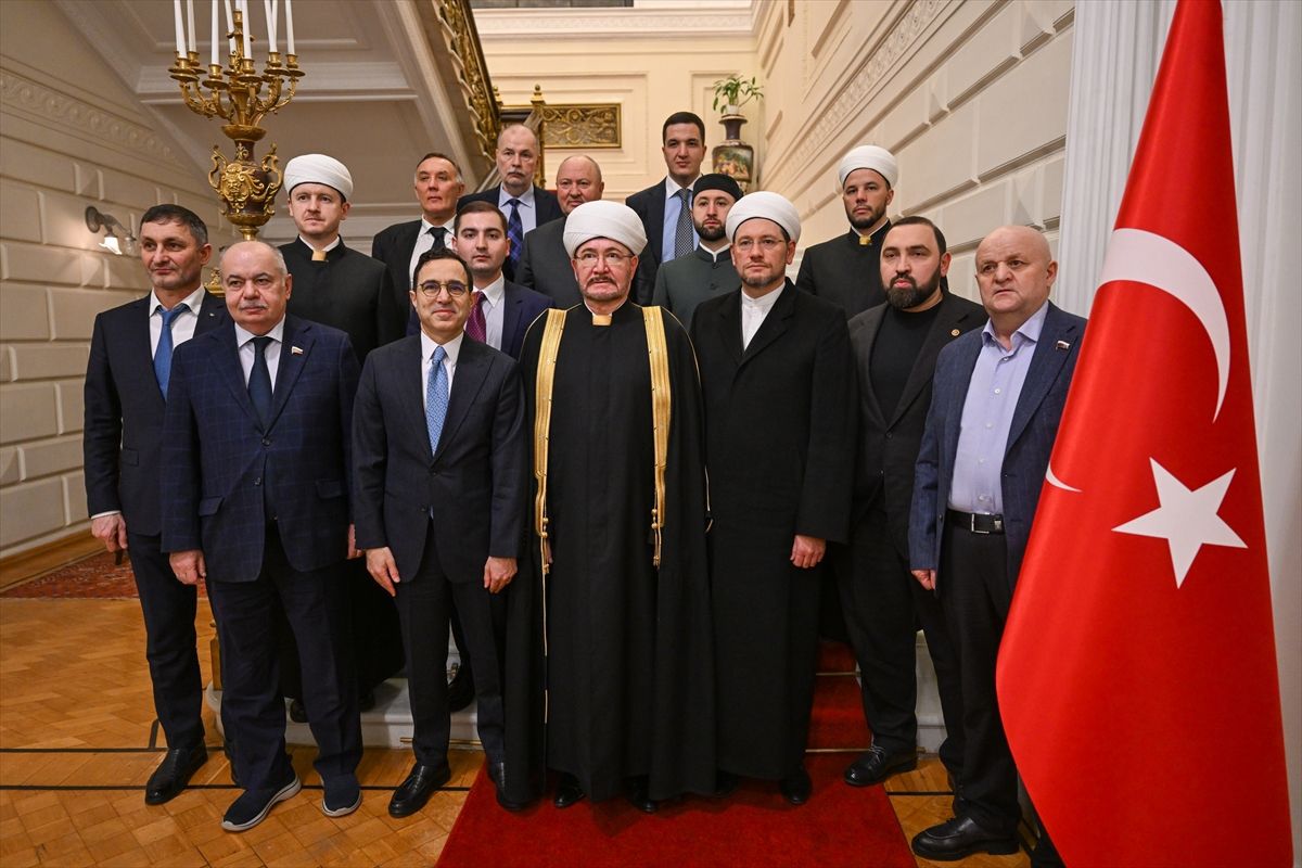 Rusya'daki Müslümanların temsilcileri Türkiye'nin Moskova Büyükelçiliğindeki iftarda bir araya geldi