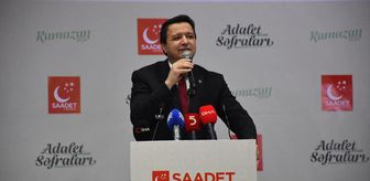 Saadet Partisi Genel Başkanı Arıkan, Karaman'da konuştu Açıklaması