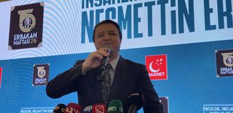 Saadet Partisi Genel Başkanı Arıkan, Konya'da konuştu Açıklaması