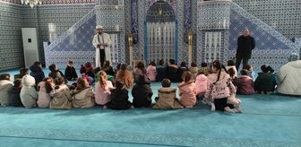Şabanözü Macide Anne Anaokulu öğrencilerinden cami ziyareti
