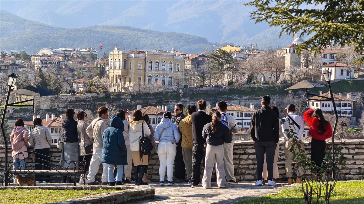 Safranbolu'da hafta sonu yoğunluğu