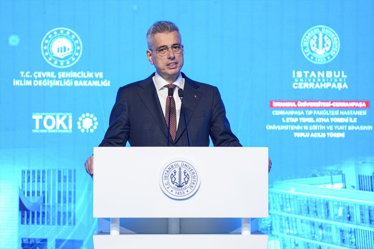 Sağlık Bakanı Memişoğlu, İstanbul Üniversitesi-Cerrahpaşa'da temel atma ve toplu açılış törenine katıldı Açıklaması