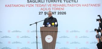 Sağlık Bakanı Memişoğlu, Kastamonu'da hastane açılışında konuştu Açıklaması
