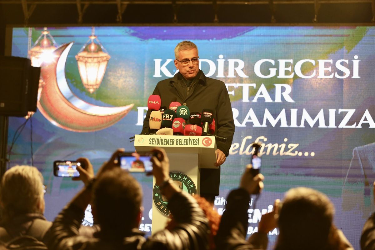 Sağlık Bakanı Memişoğlu, Seydikemer'de katıldığı iftar programında konuştu Açıklaması