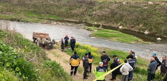 Sakarya'da devrilen traktörün sürücüsü öldü