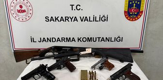 Sakarya'da silah kaçakçılığı operasyonunda 2 zanlı tutuklandı