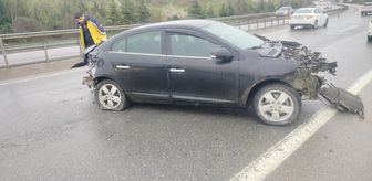 Sakarya'da trafik kazasında 1 kişi yaralandı
