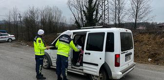 Salıpazarı'nda trafik uygulaması yapıldı
