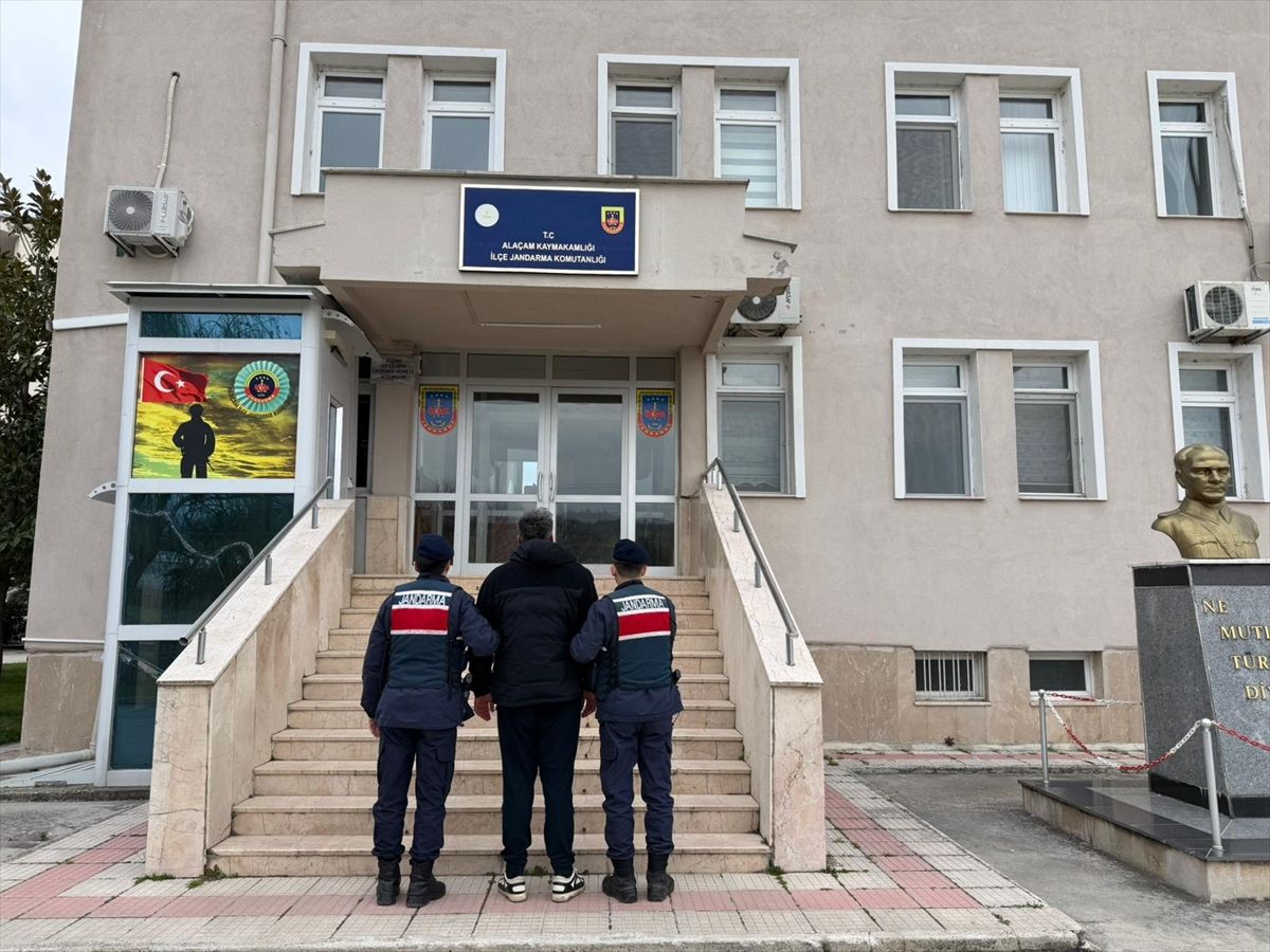 Samsun'da 13 yıl 9 ay hapis cezasıyla aranan hükümlü yakalandı