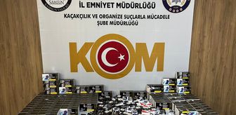 Samsun'da 22 bin makaron ele geçirilen operasyonda 4 şüpheli gözaltına alındı