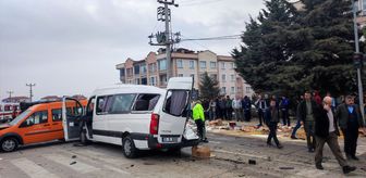 Samsun'da altı aracın karıştığı kazada 19 kişi yaralandı