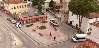 Samsun'da ayakkabı boyacıları için modern lostra alanı inşa ediliyor