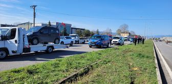 Samsun'da iki aracın çarptığı yaya hayatını kaybetti