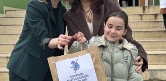 Samsun'da kırsal kesimde yaşayan çocuklara bayramlık hediye edildi