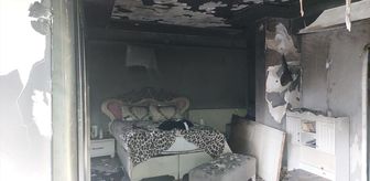 Samsun'da komşusuna kızan kişi evinde yangın çıkardı