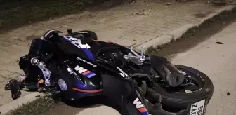 Samsun'da motosikletin çarptığı yaya ağır yaralandı