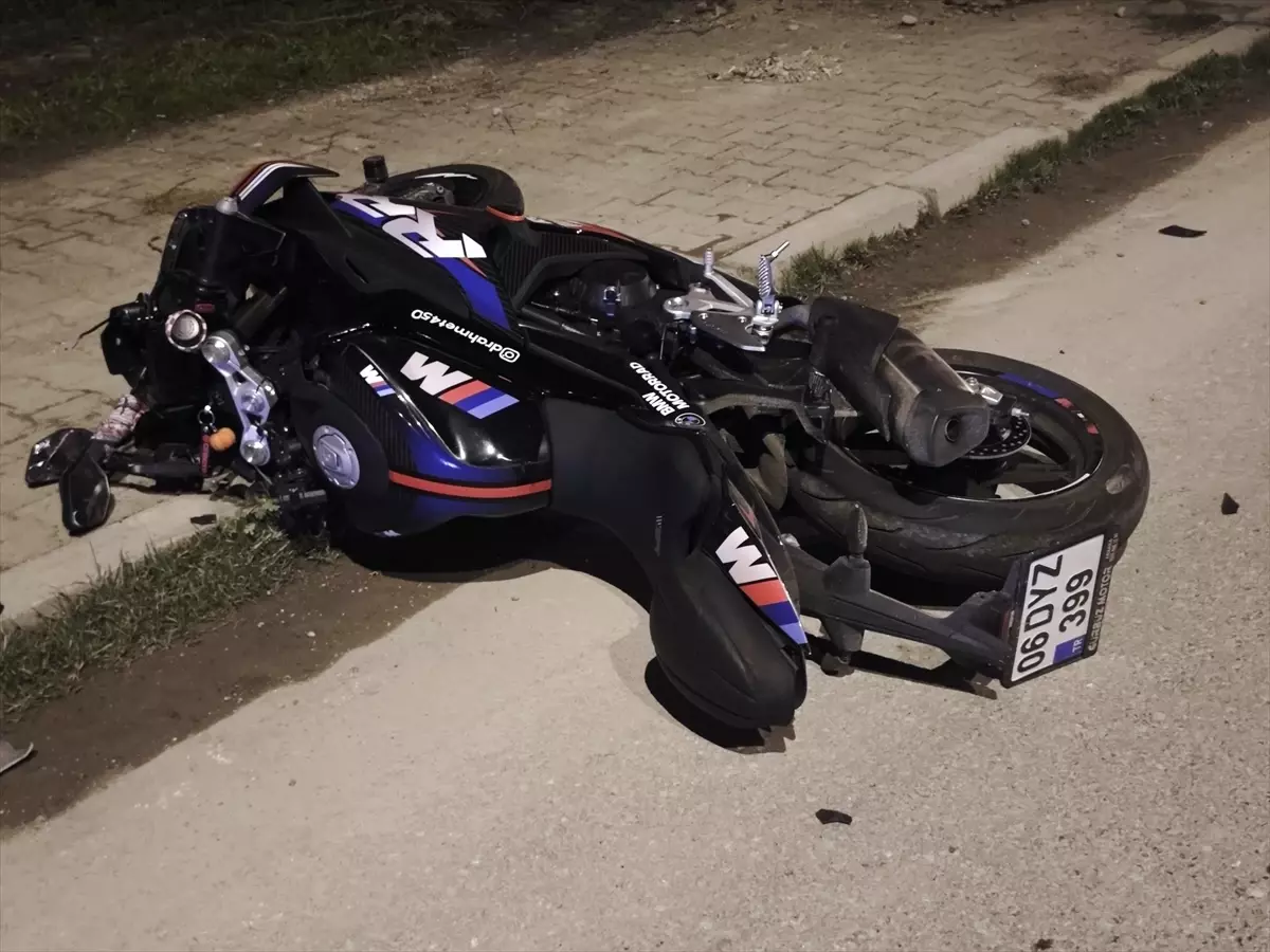 Samsun'da motosikletin çarptığı yaya ağır yaralandı