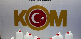Samsun'da sahte içki operasyonunda 1 zanlı yakalandı