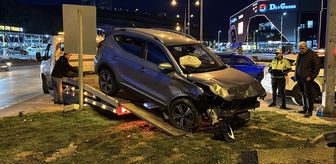 Samsun'da trafik kazasında 2 kişi yaralandı