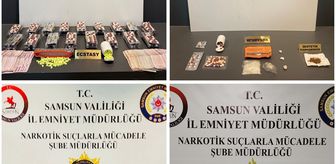 Samsun'da uyuşturucu operasyonlarında 10 zanlı yakalandı