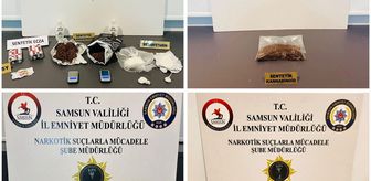 Samsun'da uyuşturucu operasyonlarında 9 zanlı yakalandı