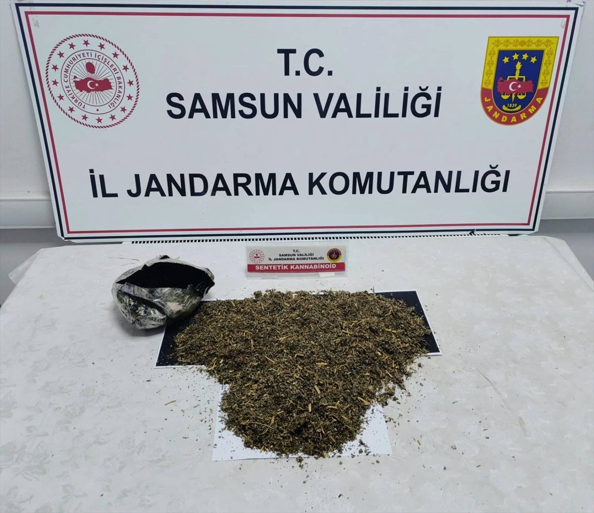 Samsun'da uyuşturucu operasyonunda 2 kişi yakalandı