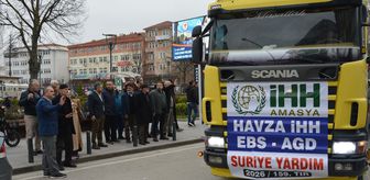 Samsun'dan Suriye'ye 520 çuval un gönderildi