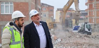 Samsun'un Canik ilçesinde depreme dayanıksız 741 binanın yıkımı sürüyor