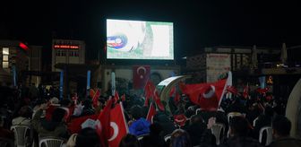 Samsun ve çevre illerde Kosova-Türkiye maçı dev ekranlardan izlendi